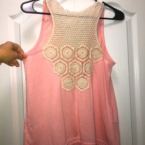 Coral Top Lace back small